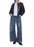 模特儿示范图 - 点击放大 - E.L.V. DENIM - Dalston Paint Splatter Denim Jeans