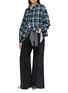 模特儿示范图 - 点击放大 - E.L.V. DENIM - Vienne Plaid Shirt Jacket