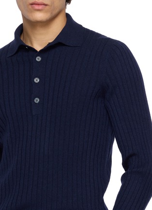  - BRUNELLO CUCINELLI - 罗纹长袖 Polo 衫