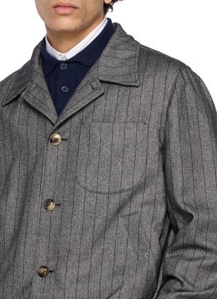  - BRUNELLO CUCINELLI - 竖条纹短款夹克