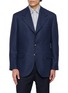 BRUNELLO CUCINELLI 格纹单排扣西装外套
