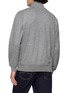 背面 - 点击放大 - BRUNELLO CUCINELLI - Half Zip Cashmere Jersey Sweatshirt