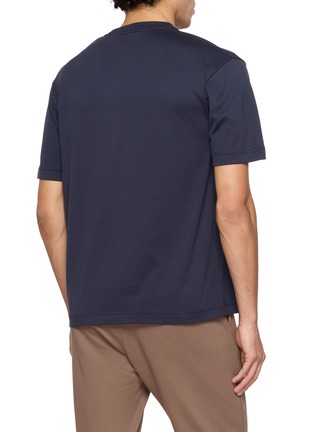 背面 - 点击放大 - SUNSPEL - Crewneck Silk Cotton Jersey T-Shirt