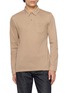 首图 - 点击放大 - SUNSPEL - Long Sleeve Riviera Cotton Polo Shirt