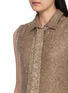  - BRUNELLO CUCINELLI - 亮片翻领针织马甲