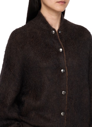  - BRUNELLO CUCINELLI - 毛绒立领开衫外套