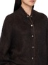 - BRUNELLO CUCINELLI - 毛绒立领开衫外套