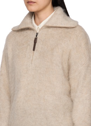 - BRUNELLO CUCINELLI - 半高领拉链针织毛衣
