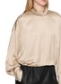  - BRUNELLO CUCINELLI - 堆堆领缎面长袖上衣