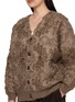  - BRUNELLO CUCINELLI - 提花 V 领针织开衫