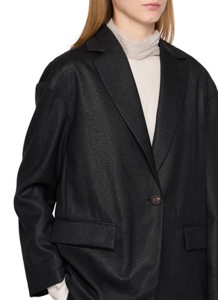  - BRUNELLO CUCINELLI - 单扣系带西装外套