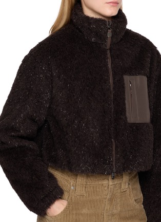  - BRUNELLO CUCINELLI - 立领毛绒拉链外套