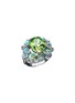 细节 - 点击放大 - MING SONG HAUTE JOAILLERIE - Platinum Tourmaline Opal Diamond Ring