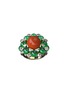 首图 - 点击放大 - MING SONG HAUTE JOAILLERIE - 14K Gold Coral Chalcedonies Diamond RIng