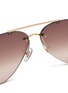 细节 - 点击放大 - RAY-BAN - Metal Aviator Sunglasses