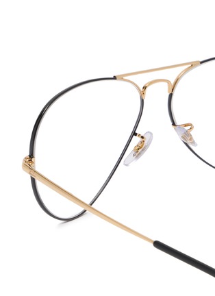 细节 - 点击放大 - RAY-BAN - Metal Aviator Optical Glasses