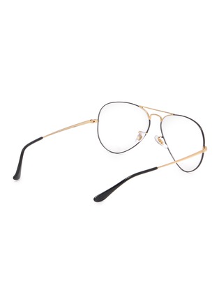 模特儿示范图 - 点击放大 - RAY-BAN - Metal Aviator Optical Glasses