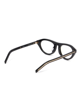 模特儿示范图 - 点击放大 - PRADA - Acetate Round Optical Glasses