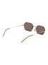 模特儿示范图 - 点击放大 - OLIVER PEOPLES - Titanium Rectangular Sunglasses