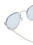 细节 - 点击放大 - OLIVER PEOPLES - Titanium Round Sunglasses