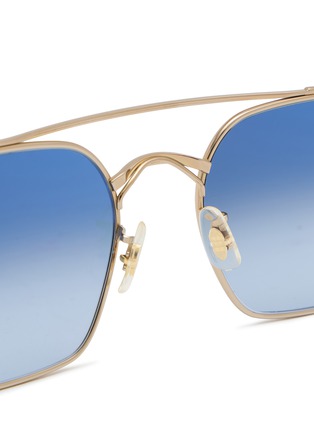细节 - 点击放大 - OLIVER PEOPLES - Titanium Aviator Sunglasses
