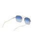 模特儿示范图 - 点击放大 - OLIVER PEOPLES - Titanium Aviator Sunglasses