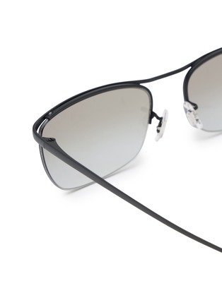 细节 - 点击放大 - OLIVER PEOPLES - Titanium Rectangular Sunglasses
