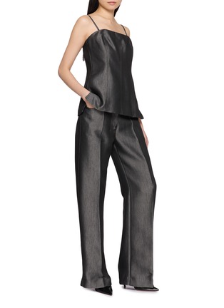 模特儿示范图 - 点击放大 - HELMUT LANG - Bootcut Pressed Crease Pants
