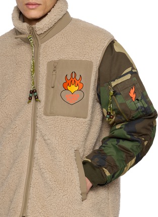  - APRÈS SURF A.P.S. - Florian Camouflage Sleeve Fleece Jacket