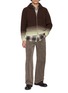 模特儿示范图 - 点击放大 - AURALEE - Chequered Lightweight Wool Shirt