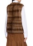 背面 - 点击放大 - KRUF - Round Neck Sable Fur Vest