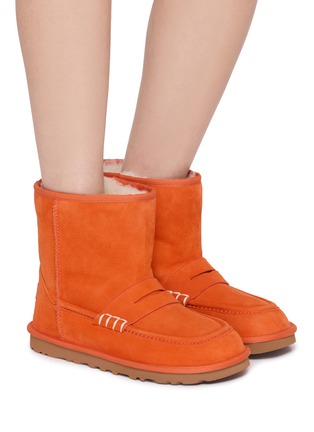 模特儿示范图 - 点击放大 - UGG - x JW Anderson Suede Boots