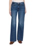 首图 - 点击放大 - MOTHER - The Bookie Twist Sneak Dark Wash Jeans