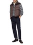 模特儿示范图 - 点击放大 - KRUF - Mink Panel Down Gilet