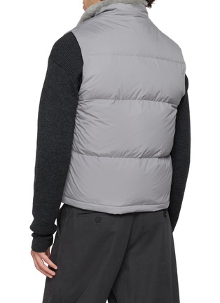 背面 - 点击放大 - KRUF - Mink Lined Stand Collar Down Gilet