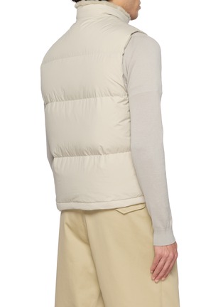 背面 - 点击放大 - KRUF - Mink Lined Stand Collar Down Gilet