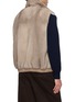 背面 - 点击放大 - KRUF - Reversible Stand Collar Mink Fur Cashmere Vest