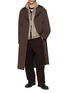 模特儿示范图 - 点击放大 - KRUF - Reversible Stand Collar Mink Fur Cashmere Vest