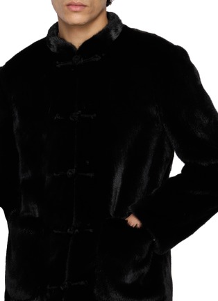  - KRUF - Mandarin Collar Fur Coat