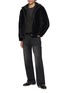 模特儿示范图 - 点击放大 - KRUF - Hooded Zip Pocket Mink Fur Jacket