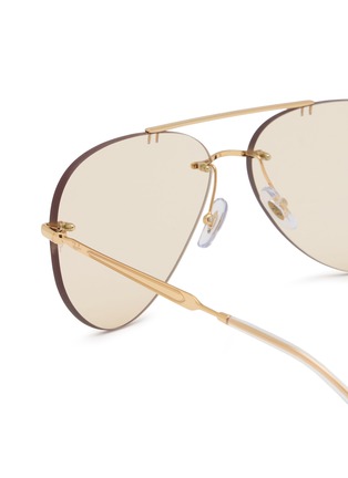 细节 - 点击放大 - RAY-BAN - Metal Aviator Sunglasses