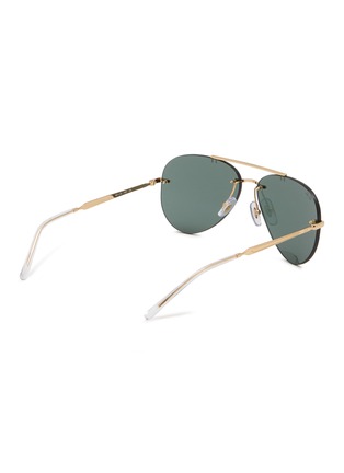 模特儿示范图 - 点击放大 - RAY-BAN - Metal Aviator Sunglasses