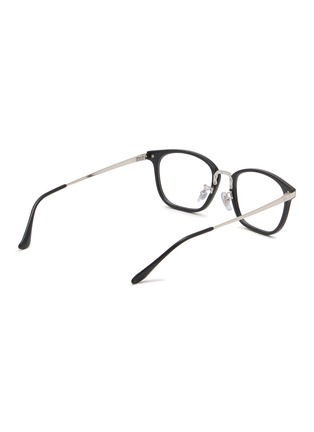 模特儿示范图 - 点击放大 - RAY-BAN - Acetate Metal Square Optical Glasses