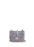 首图 - 点击放大 - VALENTINO GARAVANI - 'Rockstud Lock' small crystal embellished leather chain bag