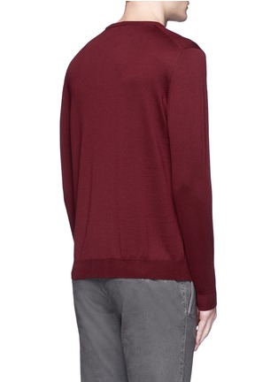 背面 - 点击放大 - INCOTEX - 单色羊毛针织衫