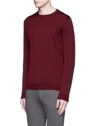 正面 -点击放大 - INCOTEX - 单色羊毛针织衫