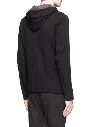 背面 - 点击放大 - THE VIRIDI-ANNE - 单色纯棉连帽外套