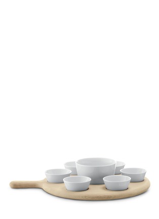 首图 –点击放大 - LSA - Paddle瓷碗及木质托盘套组