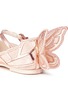 细节 - 点击放大 - SOPHIA WEBSTER - Chiara Mini幼儿款立体翅膀造型装饰小牛皮平底鞋