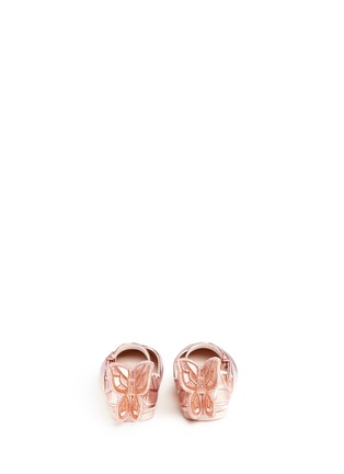 背面 - 点击放大 - SOPHIA WEBSTER - Chiara Mini幼儿款立体翅膀造型装饰小牛皮平底鞋